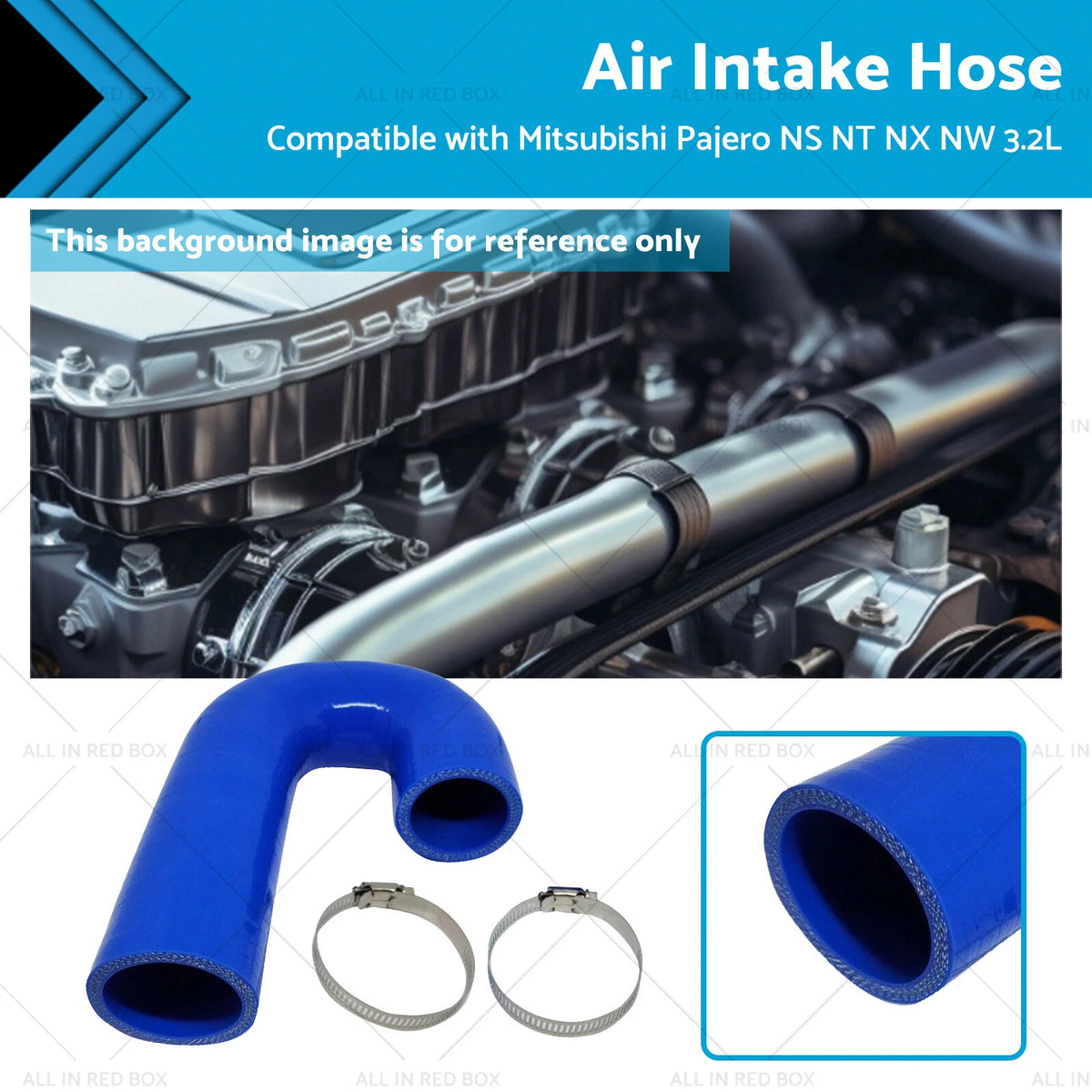 Turbo Intercooler Hose for Mitsubishi Pajero 3.2 DI-D (2000–2006) 1505A359