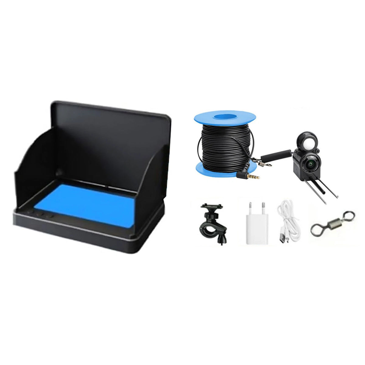 Underwater Fish Finder with 4.3" HD Display and 30m Camera (IP67)