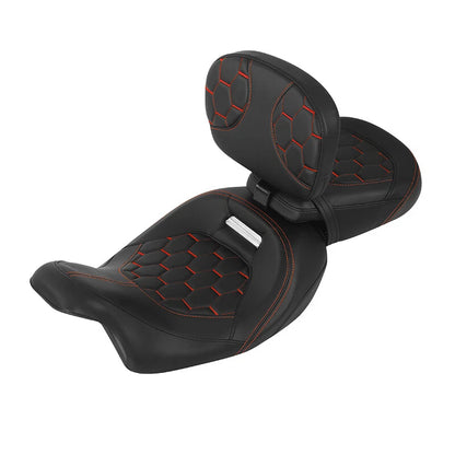 Driver Passenger Seat Backrest for Harley CVO Street Road Glide (2009–2023)