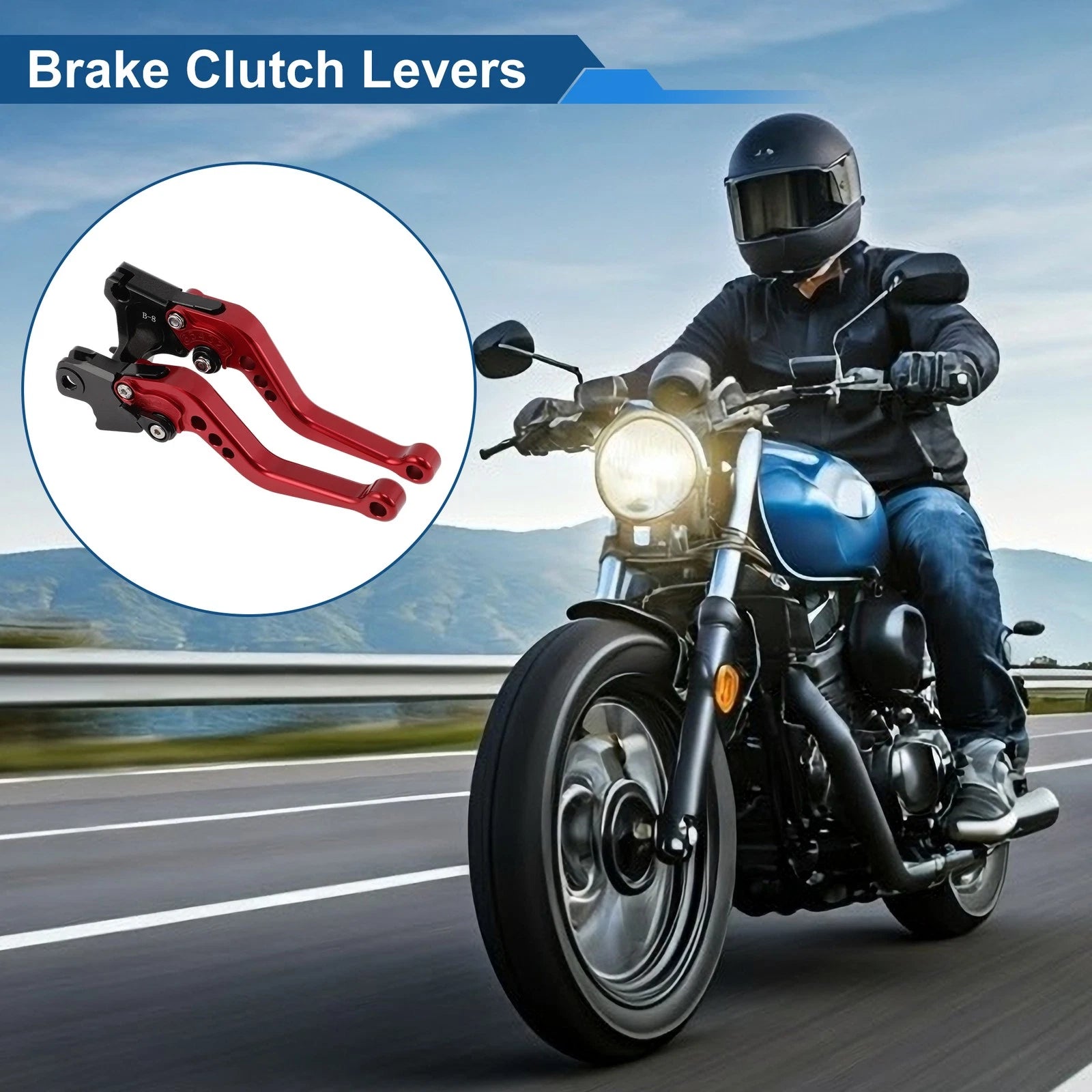 Adjustable Short Brake Clutch Levers for BMW F650GS (2008–2012) Pair
