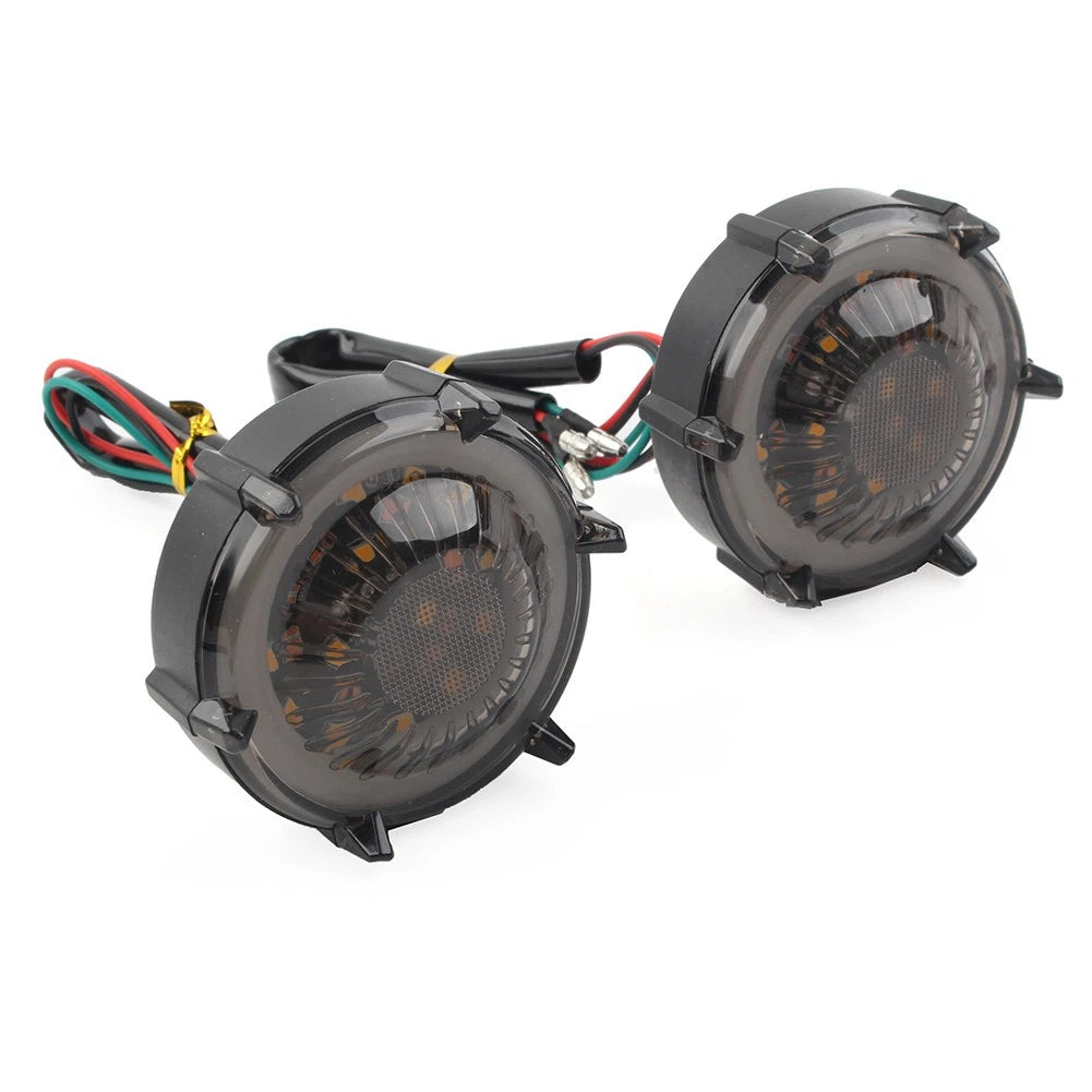 DRL LED Flashers Turn Signal Lights for Universal Applications (Rotating)