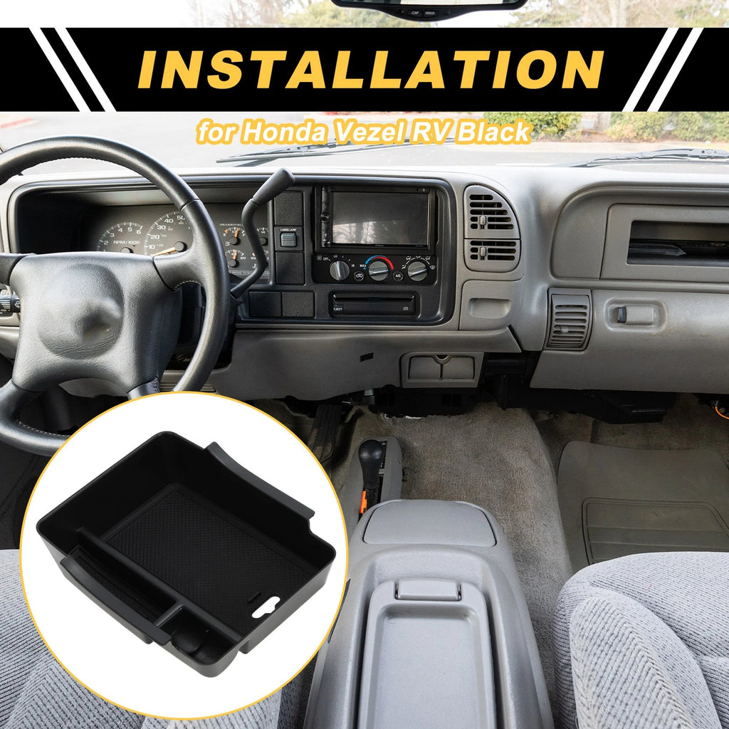Center Console Armrest Organizer Tray for Honda Vezel (2020–2022) ABS