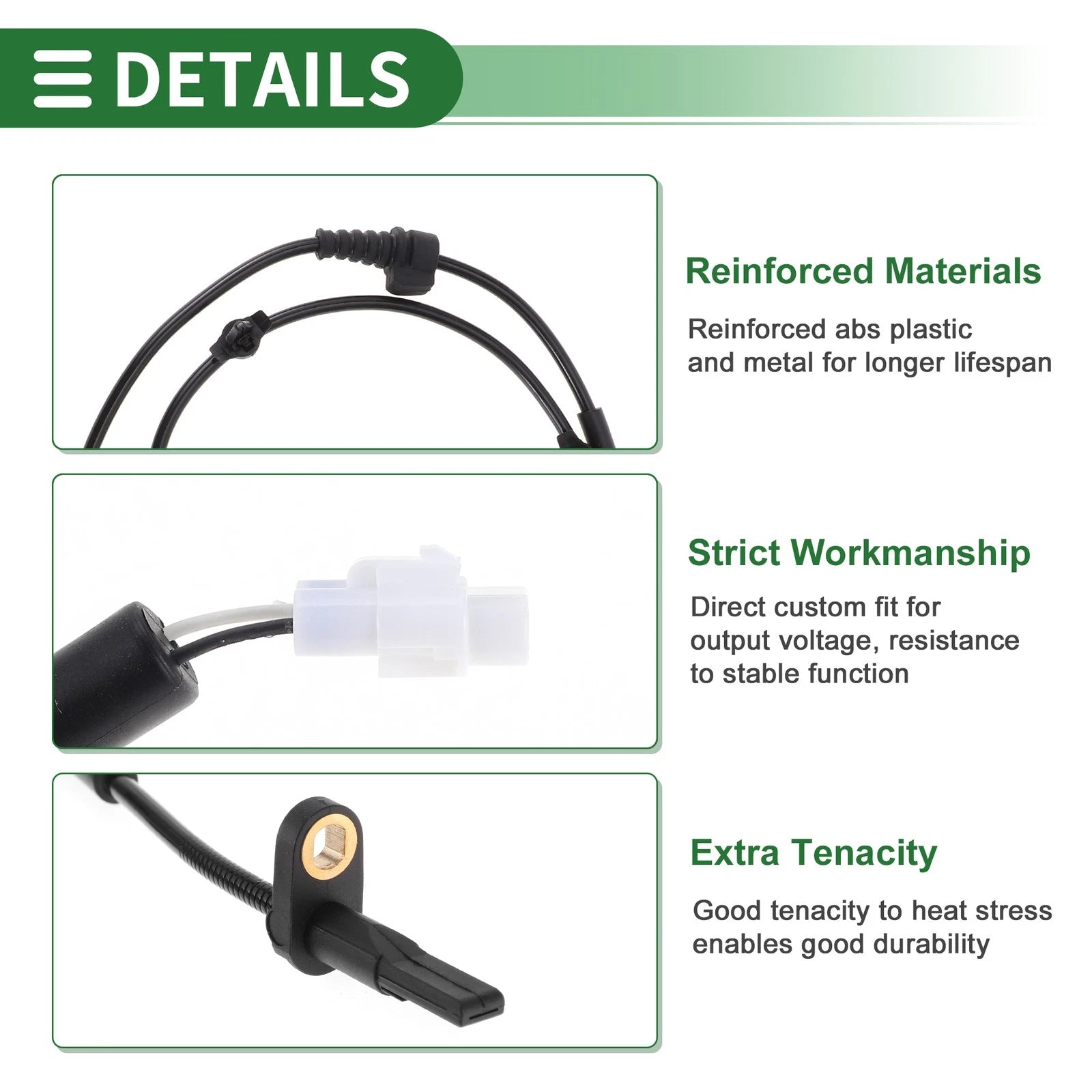 ABS Wheel Speed Sensor No. 5621079J00 for Suzuki SX4 (2006–2014) Front Right