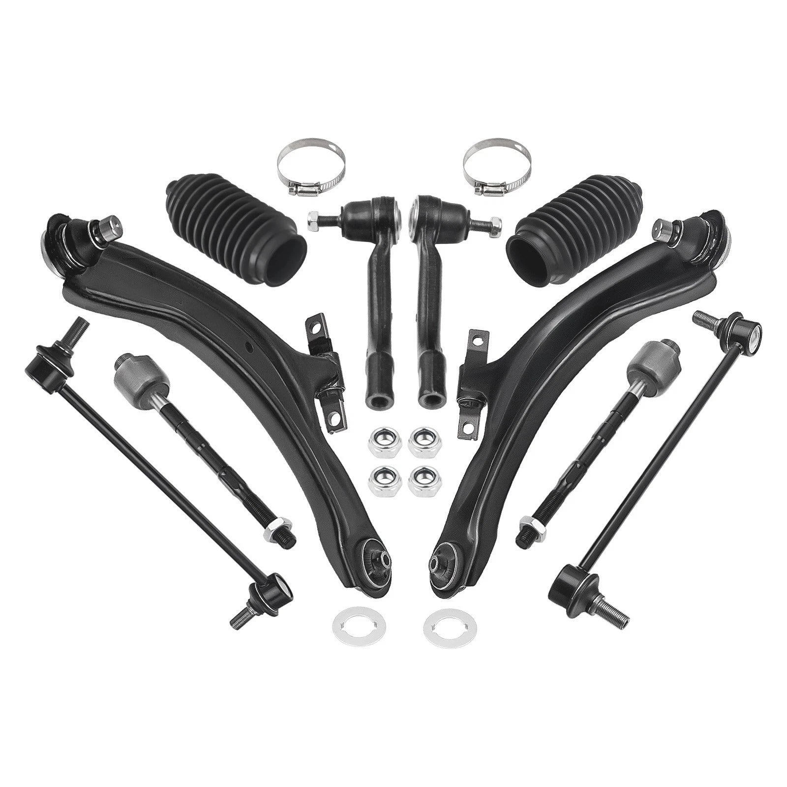 10x Inner & Outer Tie Rod Ends for Nissan Rogue (2008–2013)
