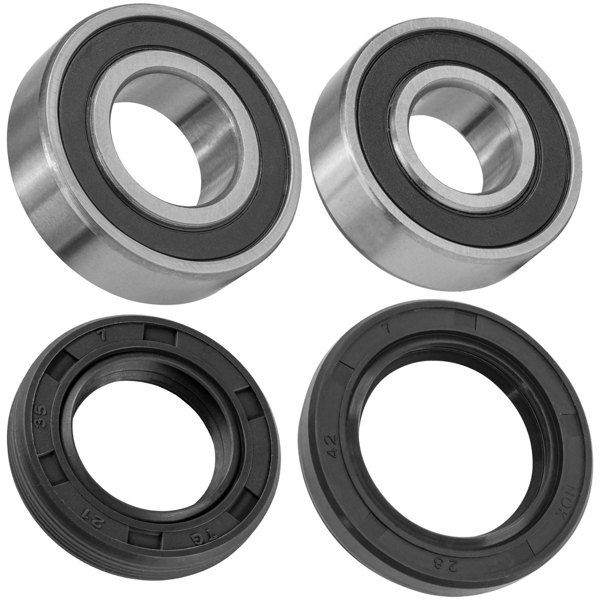 Front Hub Ball Bearing and Seals Kit for Kawasaki KFX450R KSF450 (2008–2013)
