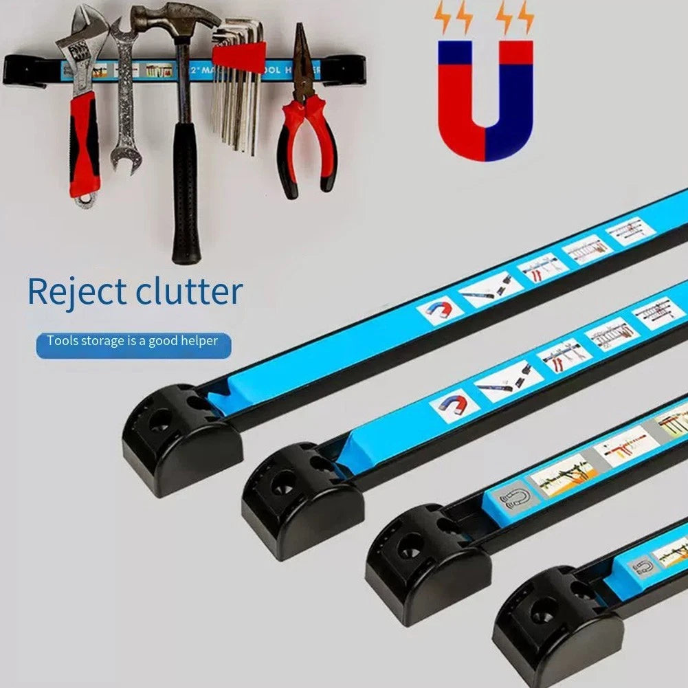 Magnetic Tool Holder Strip Organizer for Secure Tool Storage