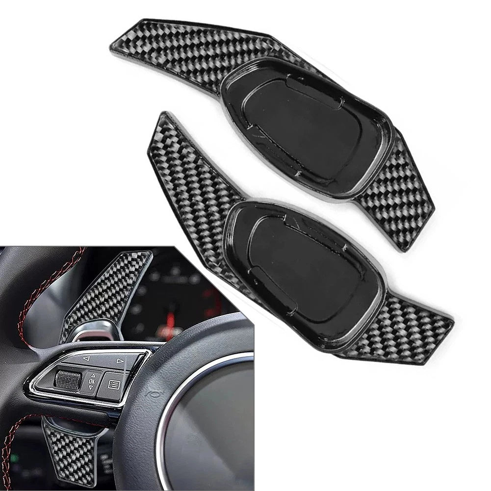 Steering Wheel Shift Paddle Extensions for Audi S3 S5 S6 RS3 RS4 RS6 RS7 (2013–2020)