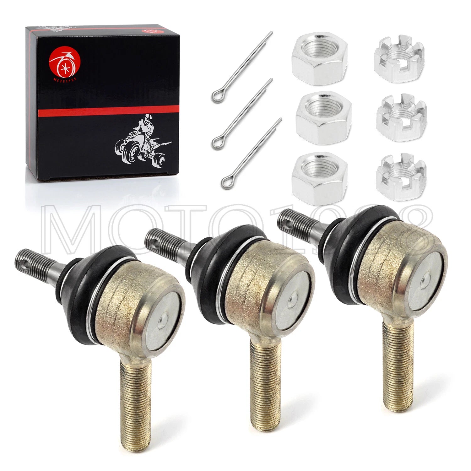 Steering Tie Rod Ends Set of 2 for Club Car DS Golf Cart (1984–2008) 7539 7540
