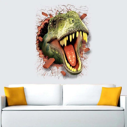 3D Dinosaur Wall Sticker for Kids Room Decor