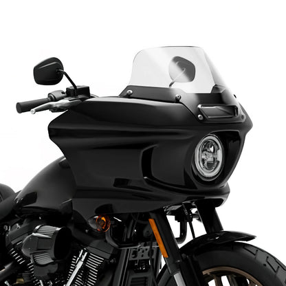 Headlight Fairing Windshield Bracket for Harley Low Rider ST (2022–2025) Black