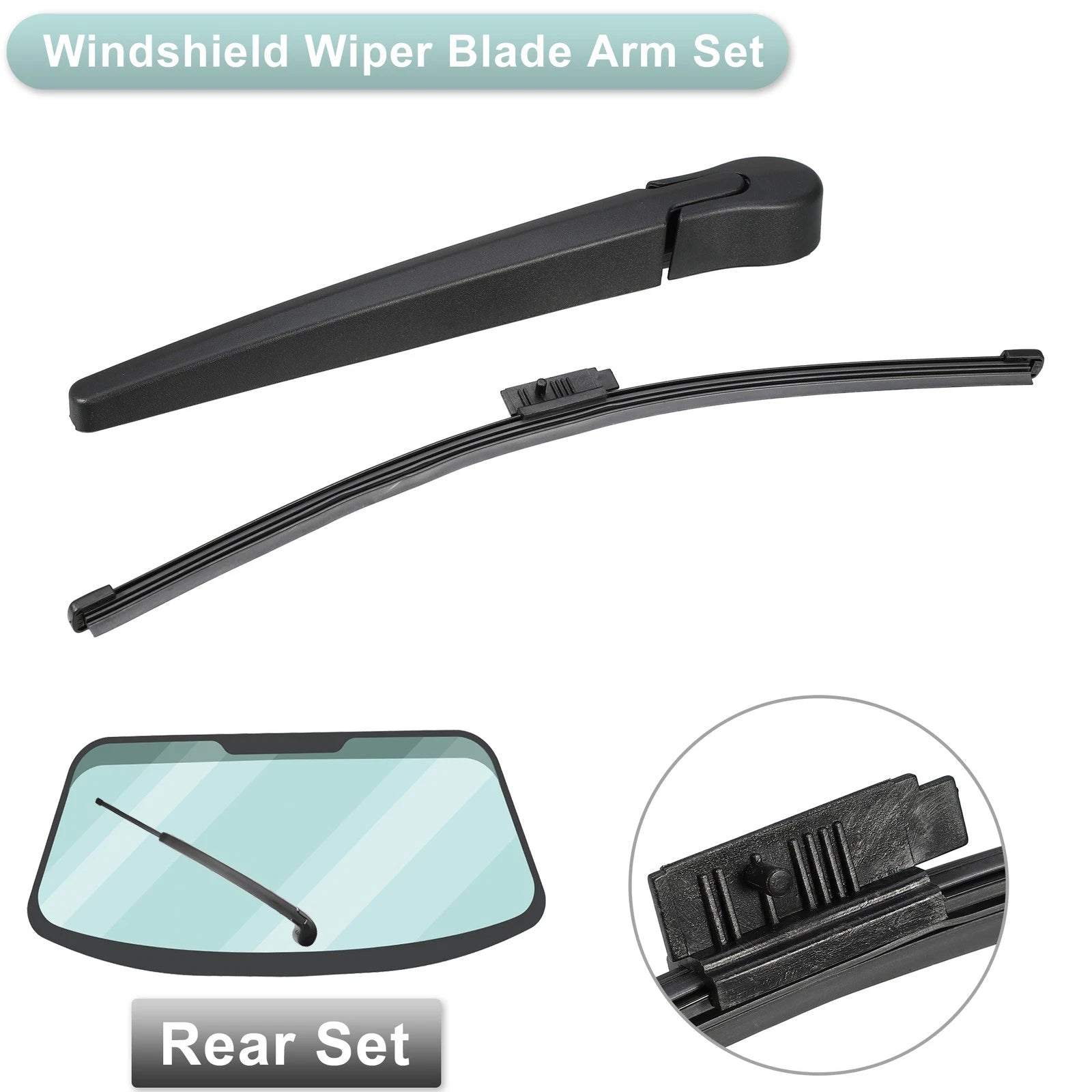 Rear Windshield Wiper Arm Set Replacement for BMW 3 Series E91 (2004–2013)