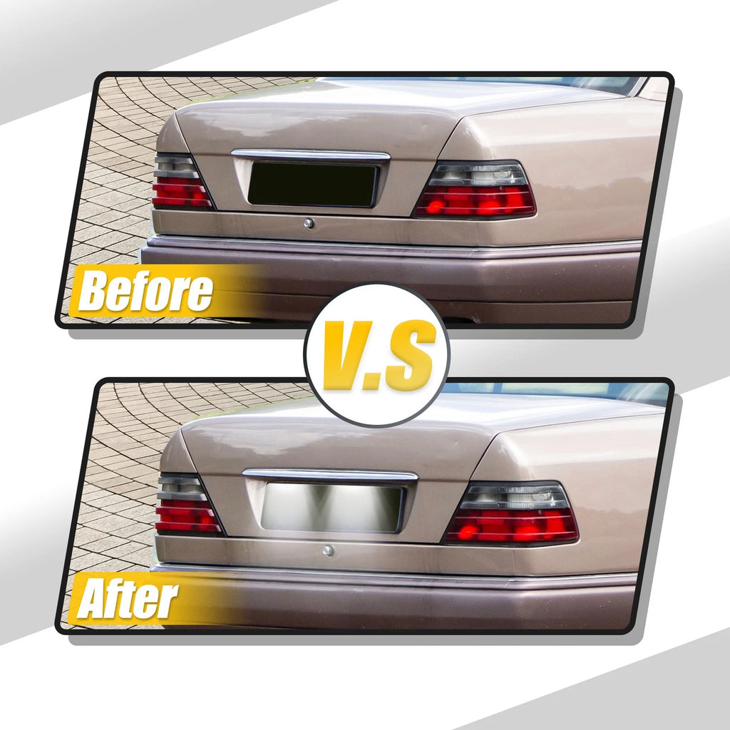 LED License Plate Light Lamp Pair Replacement for Mercedes-Benz E-Class W210 (1996–2003)