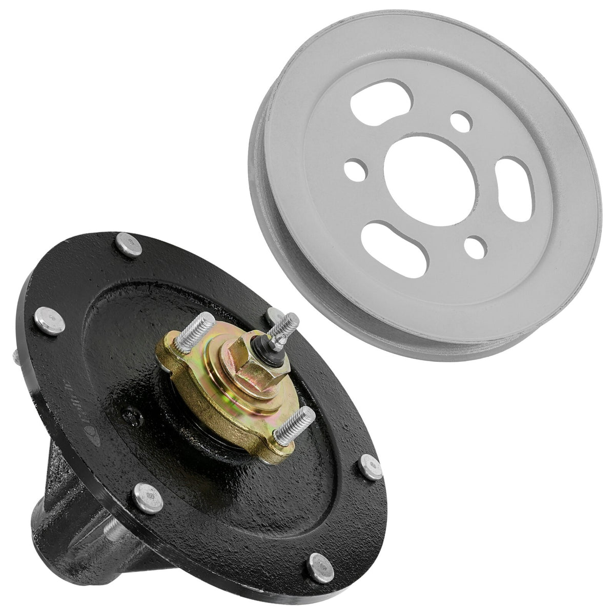 Deck Spindle Assembly with Pulley Replacement for Toro 52 60 Inch (2000–2005)