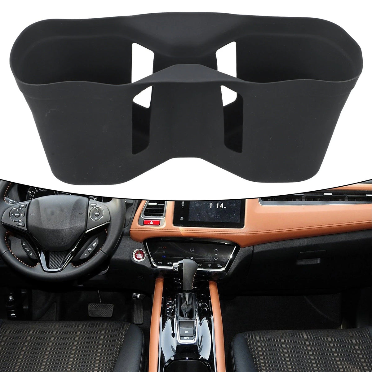 Center Console Cup Holder for Honda HR-V VEZEL (2021–2025) Shockproof Design