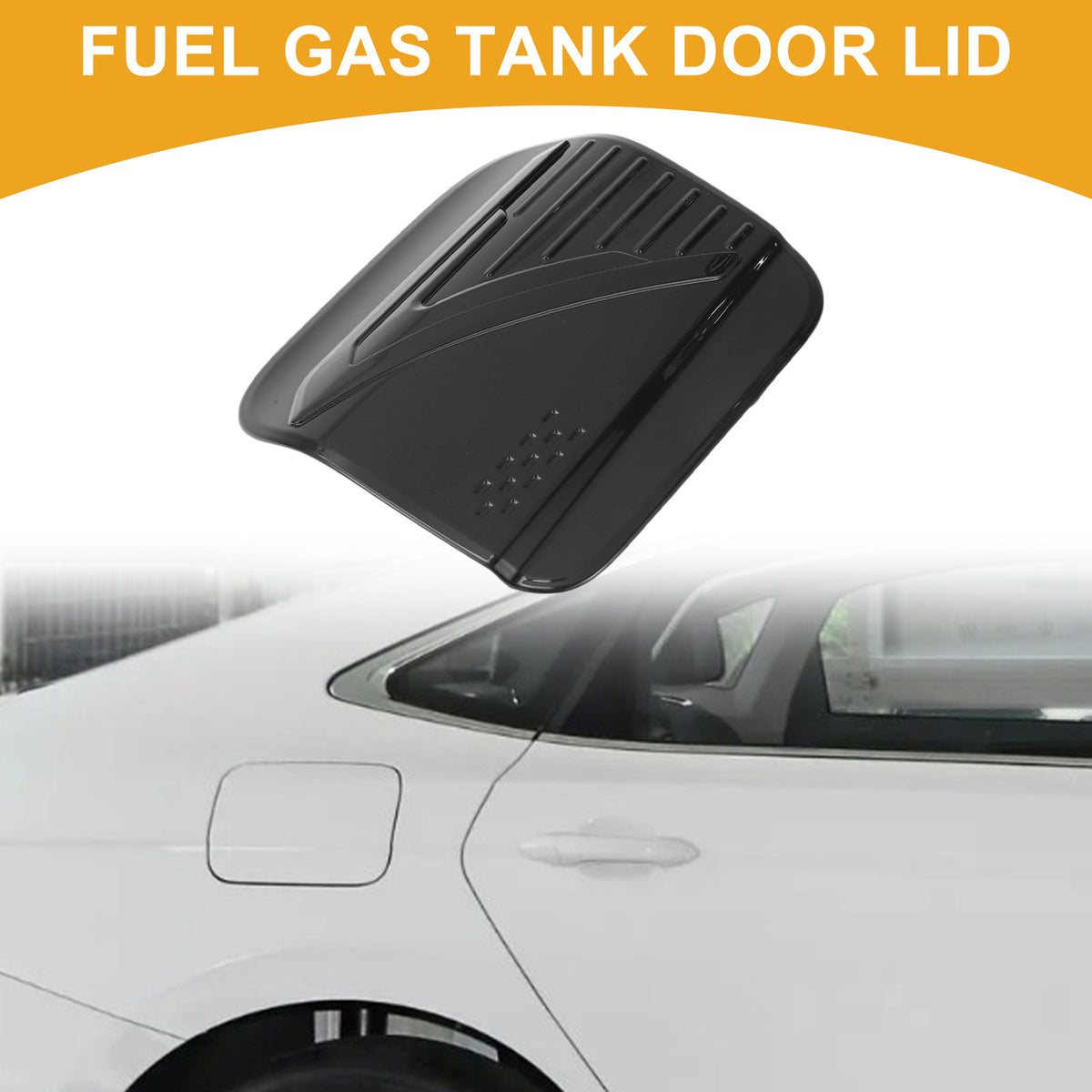 Fuel Tank Door Cap Replacement for Toyota Camry 2024-2025 Black Lid
