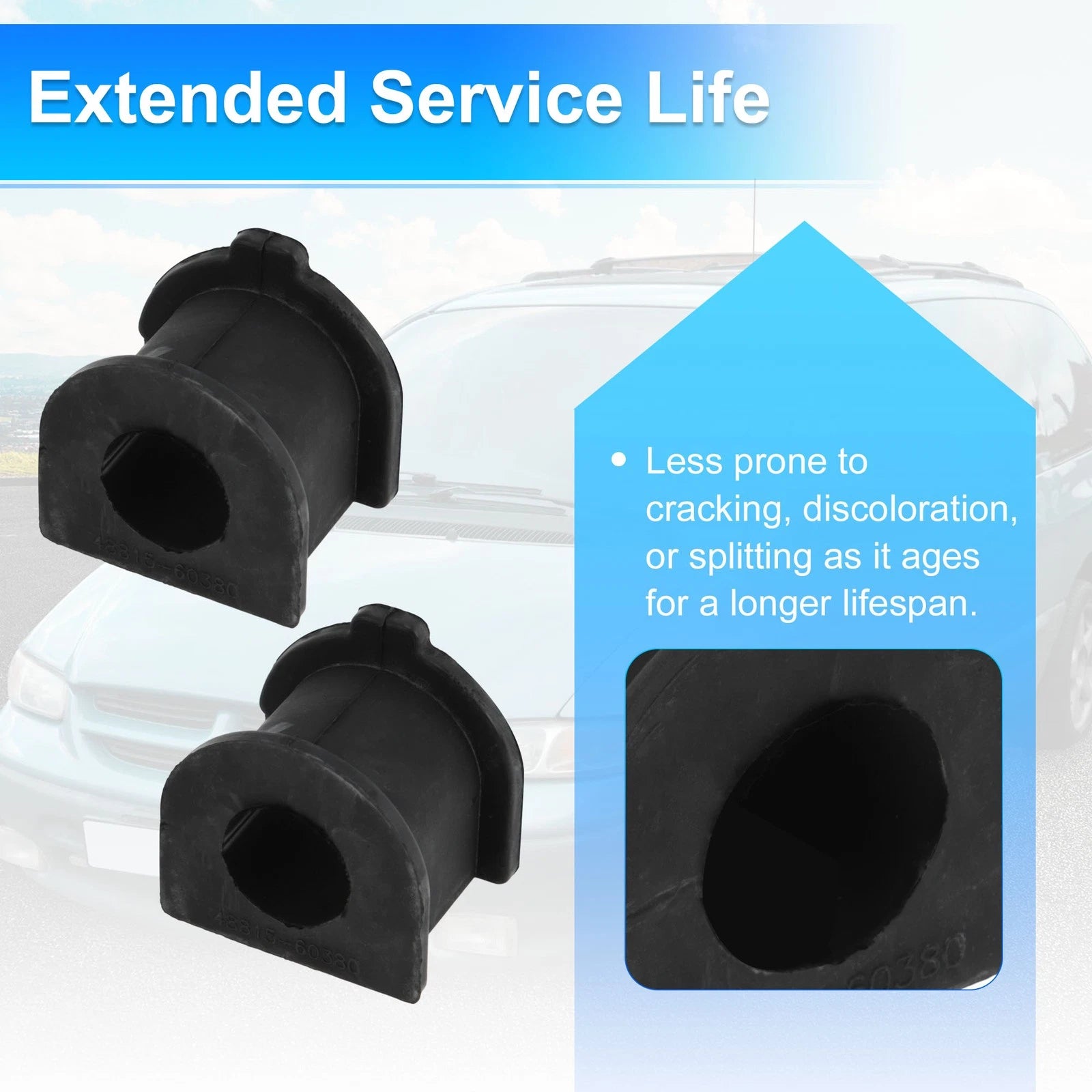 Stabilizer Sway Bar Bushing Kit Replacement for Toyota 4Runner (2003–2023)