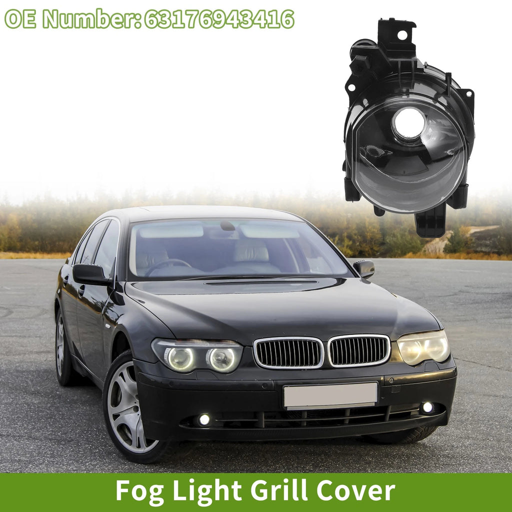 Left Fog Light Grill Replacement for BMW 7 Series (2002–2008)