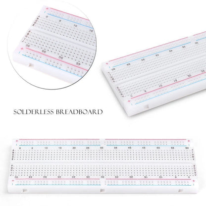 Breadboard 830 Point Solderless PCB for DIY Projects (MB-102, MB102)