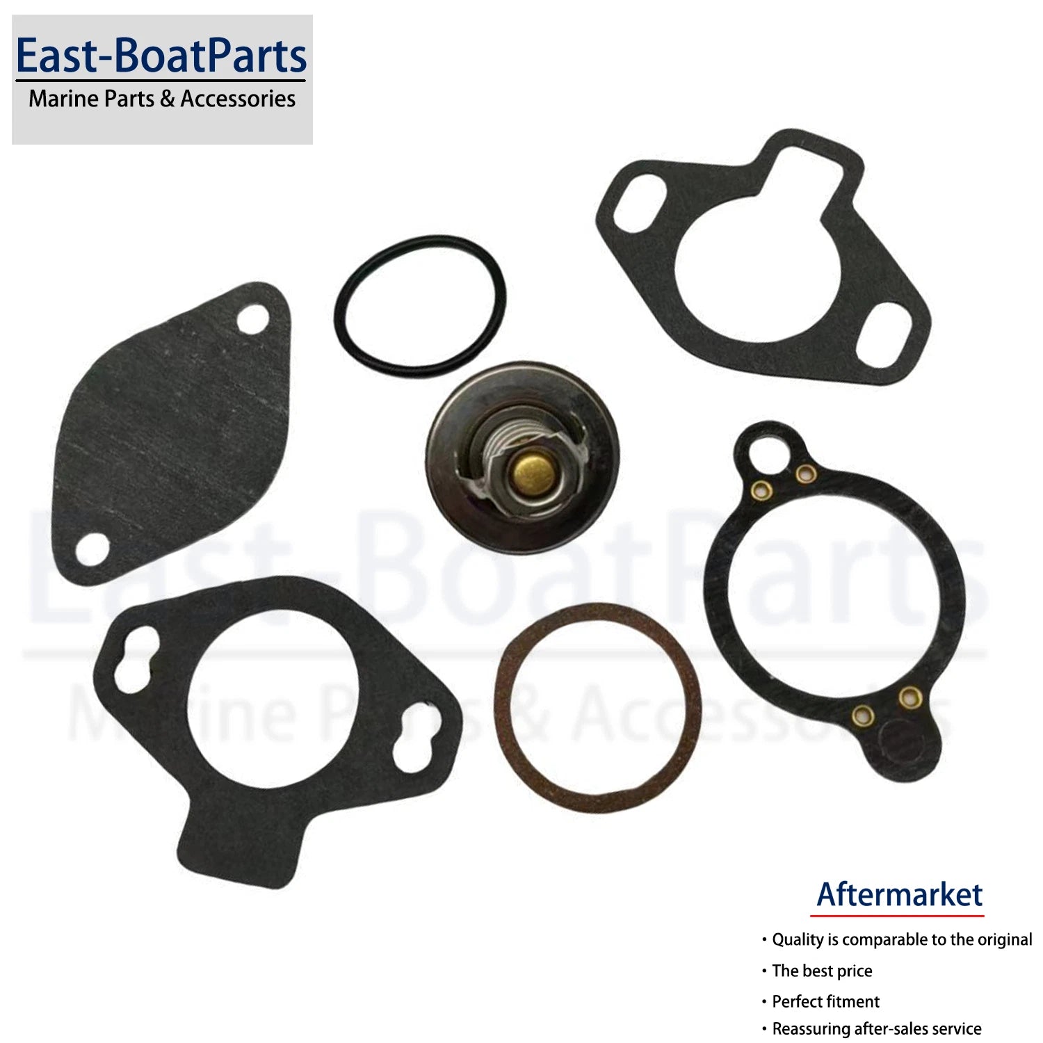 Thermostat Kit 140°F 60°C for Mercruiser 175 185 205 225 228 230 BBL GM 807252T4