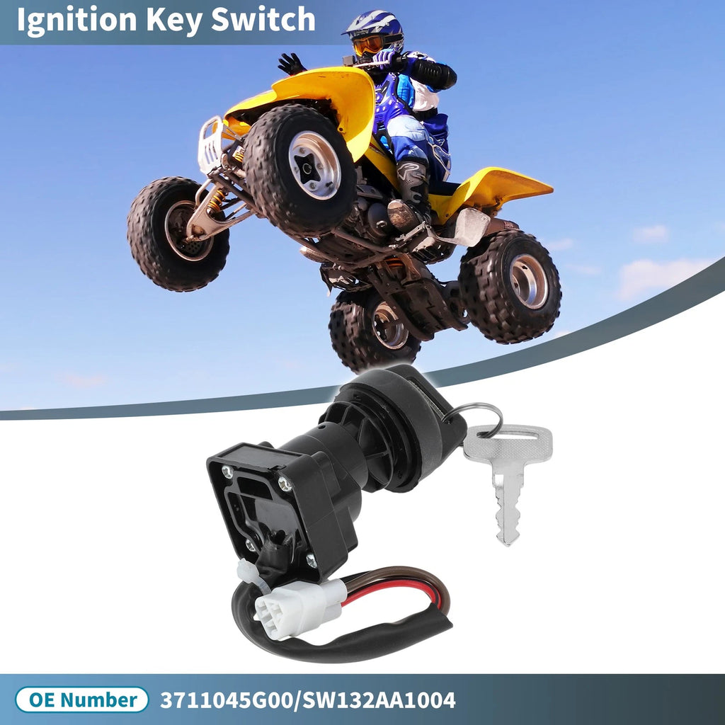 Ignition Key Switch for Suzuki LTR450 (2006–2009) & LTZ400 (2009–2013)