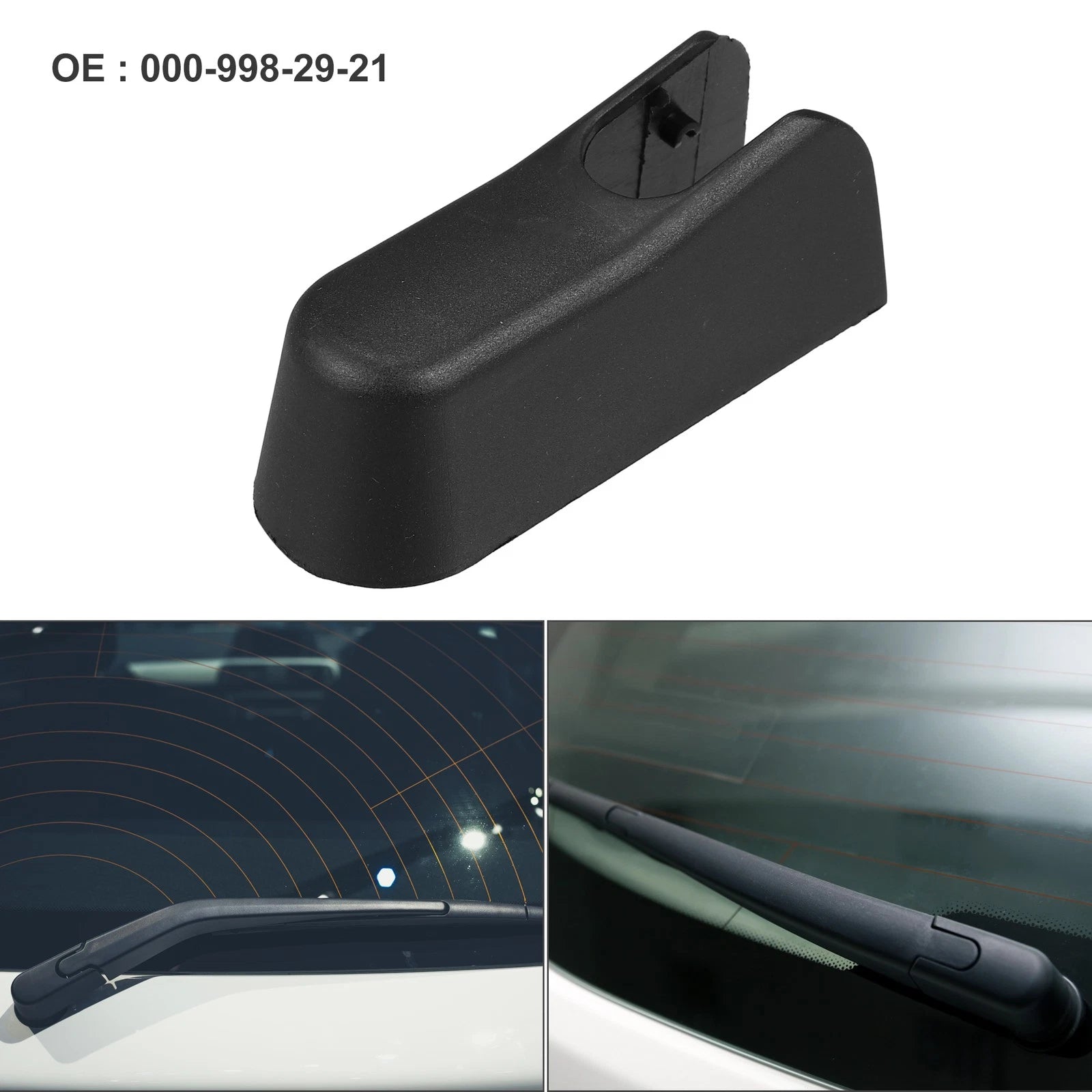 Rear Windshield Wiper Arm Nut Cover Cap Replacement for Mercedes-Benz GL320 (2007–2015)
