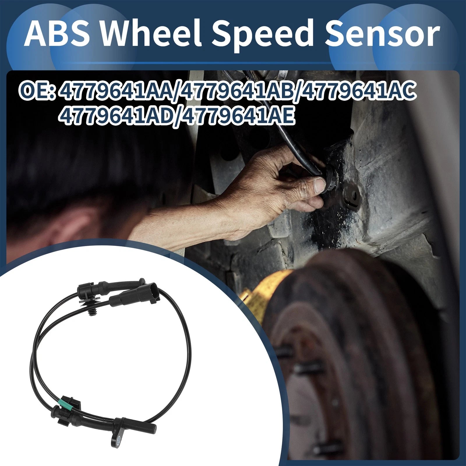 ABS Wheel Speed Sensor Replacement for Chrysler 300 2012–2014 Front AWD