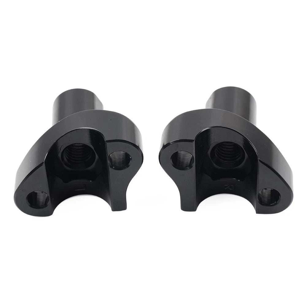 2" Straight Handlebar Risers for Harley Dyna Sportster Softail (1" Bar)