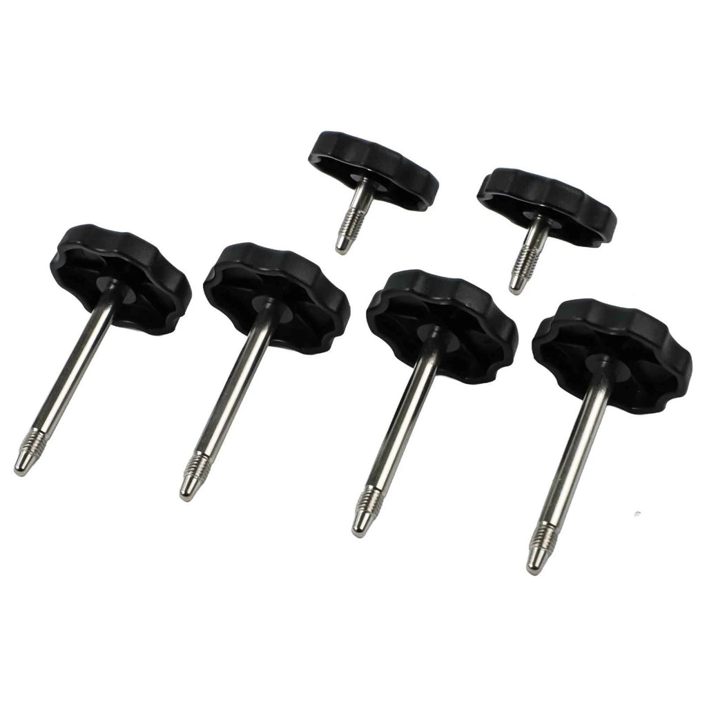 Set of 6 Window Frame Surround Knobs for Jeep Wrangler JK (2007–2018)