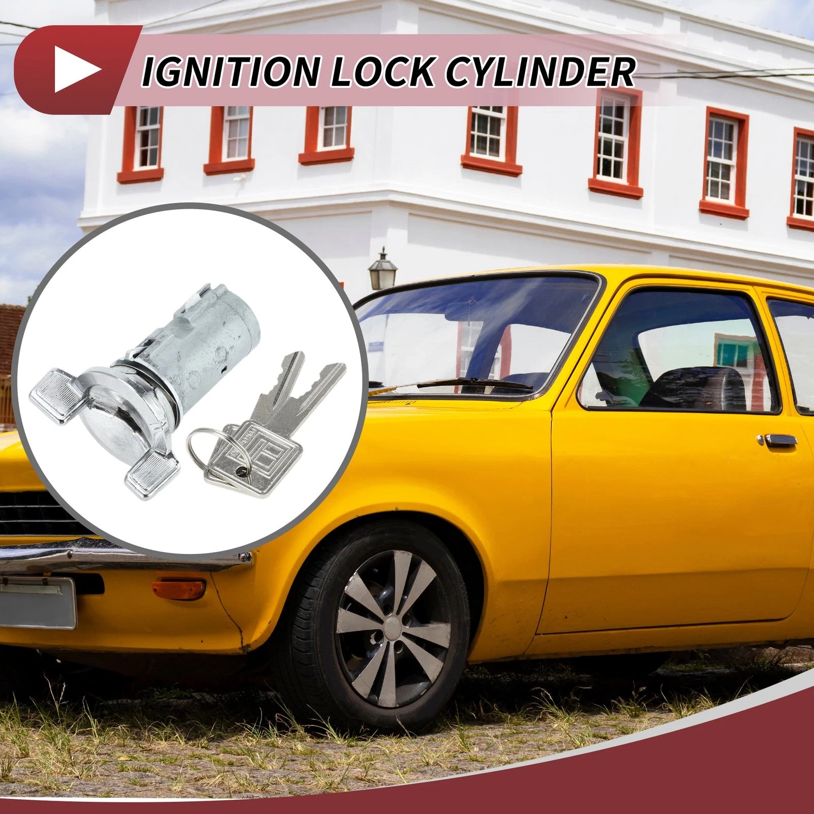 Ignition Lock Cylinder Replacement for Chevrolet GMC Buick Pontiac (1958–1977)