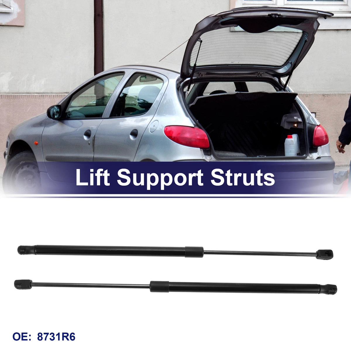 Tailgate Lift Support Struts Gas Spring No. 8731R6 for Citroen C5 Estate (2010)