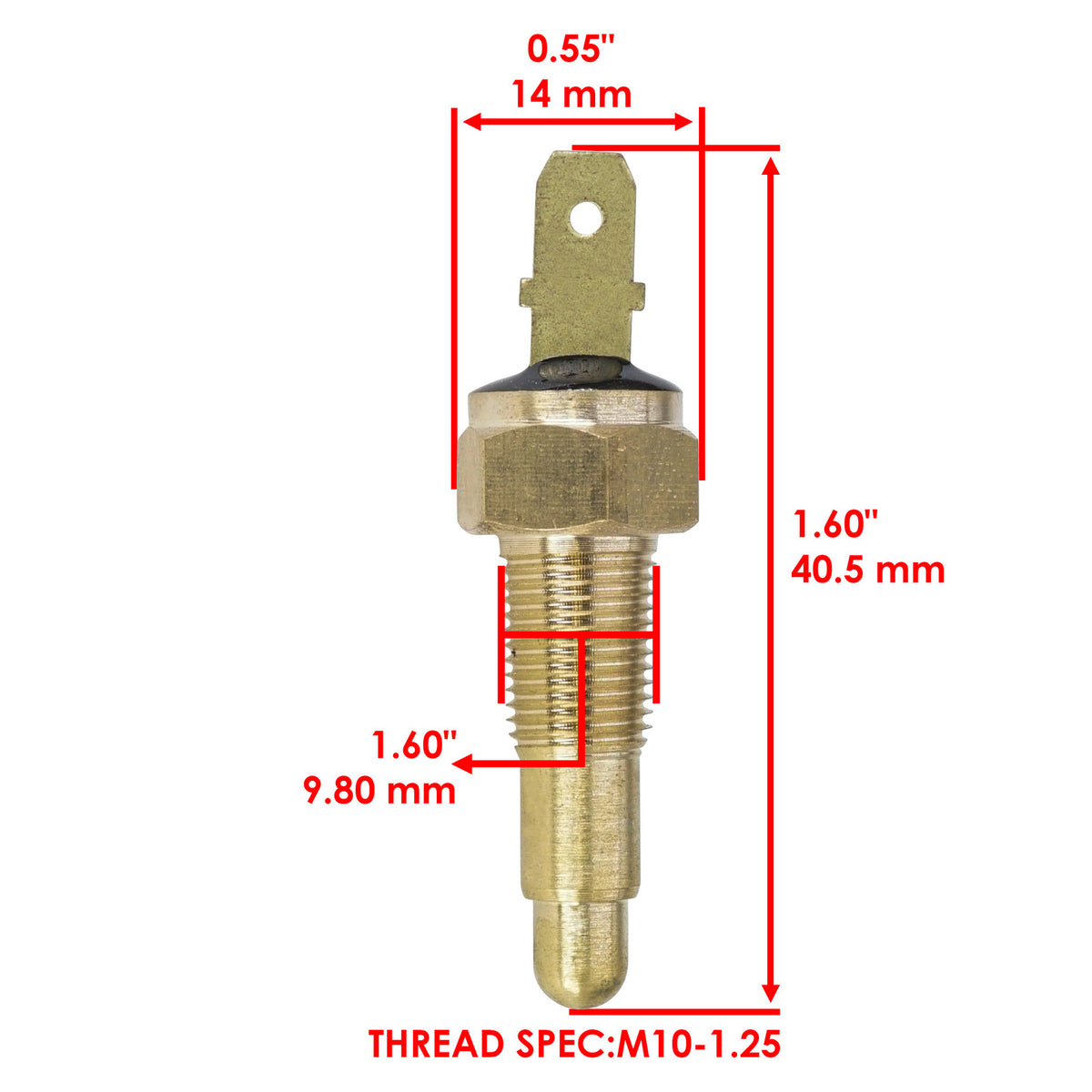 Neutral Switch Replacement for Kawasaki EX500A EX500D Ninja 500 500R (1987–2009)