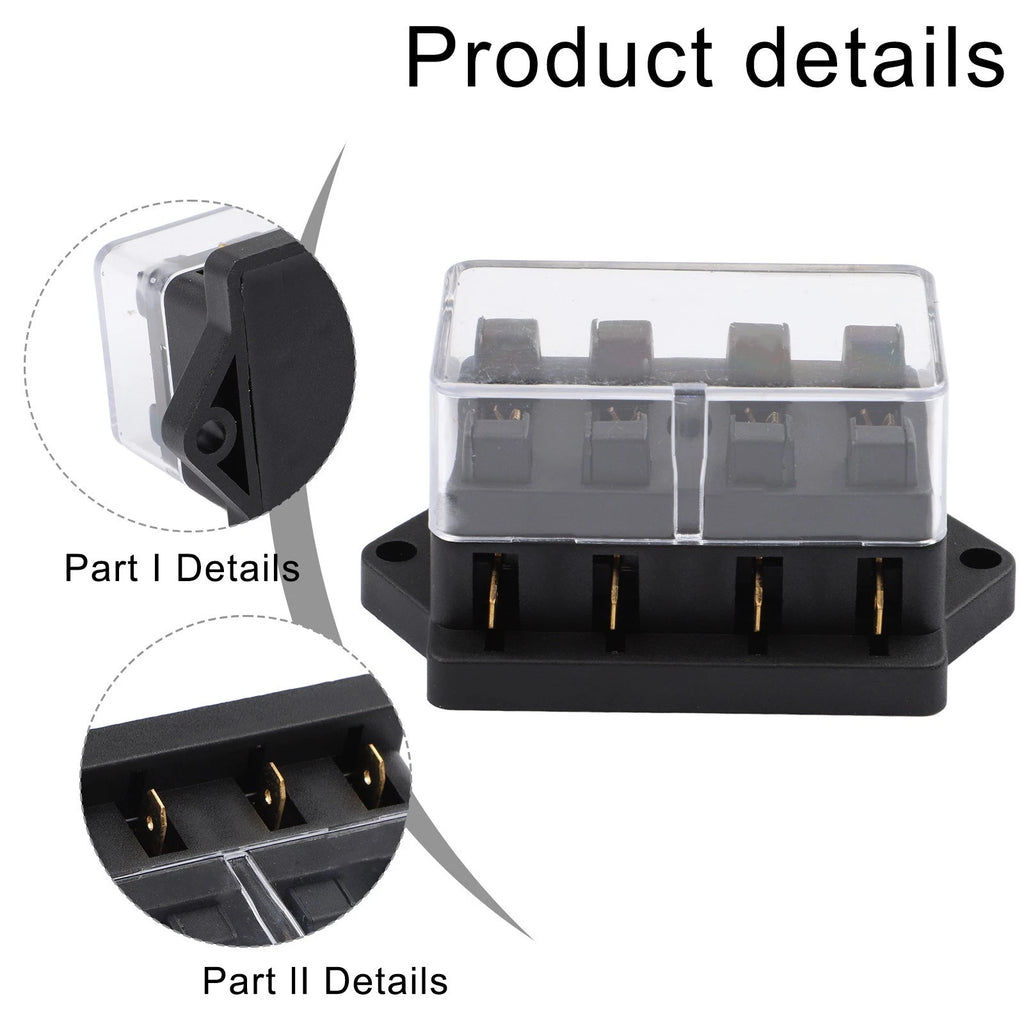 Inline Fuse Box Carrier for Compatible Vehicles