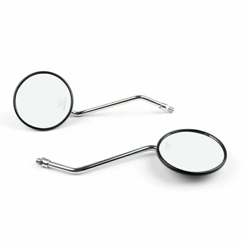 10mm Black Rear Side View Mirrors for Honda XR250 XR400 XR600 TLR200 XL100 (1990–2023)