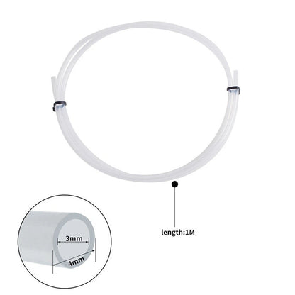 PTFE Hose Pipe for 3D Printer Filament (1m Length, 4mm Diameter)