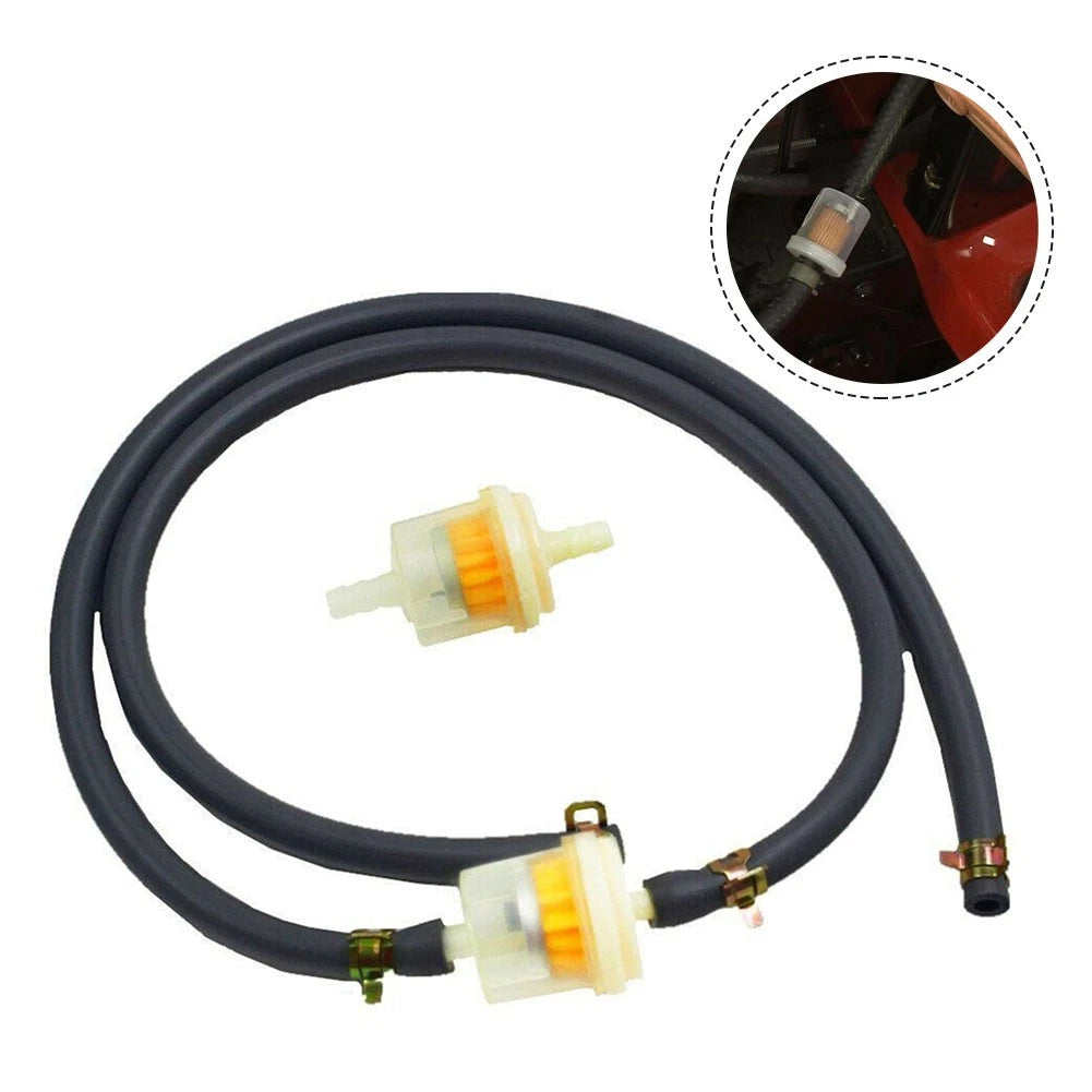 2X Fuel Filters & 2X Fuel Line Hoses for