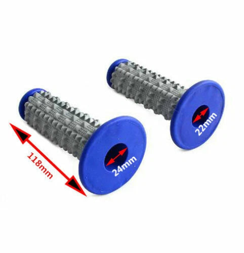 7/8" Blue Motorcycle Hand Grips for Atomik Pitpro CRF50 XR50 Thumpstar KLX110 TTR