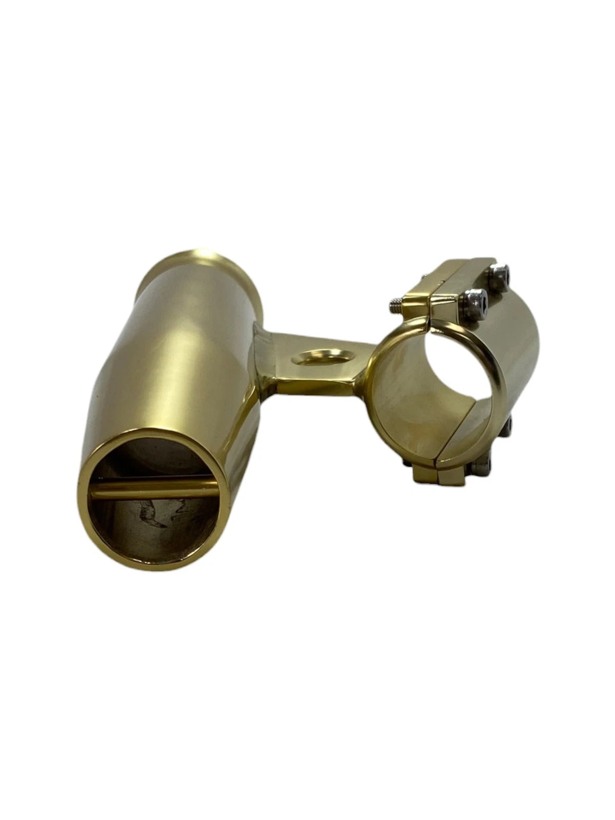 Tigress Gold Aluminum Rod Holder for 1 1/2" OD Pipe (Fixed Angled Mount)