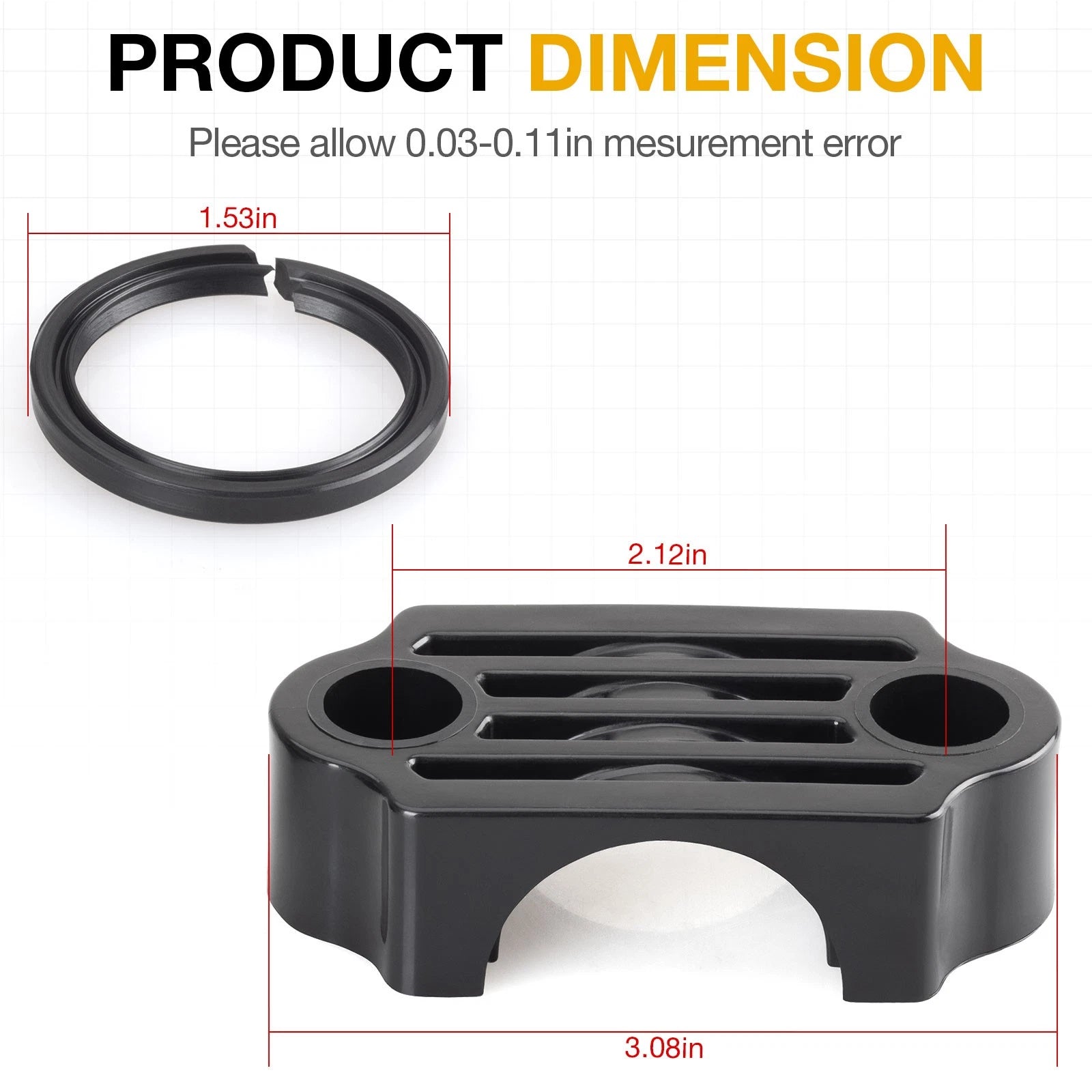 Steering Stem Bushing and Seal Kit for Yamaha YFZ450 YFZ450R YFZ450RSE YFM700/R (2004–2023)