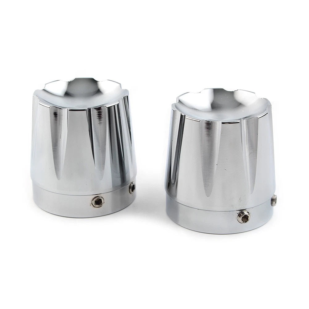CNC Front Axle Nut Covers for Harley Dyna Fatboy Electra Street Glide Road King