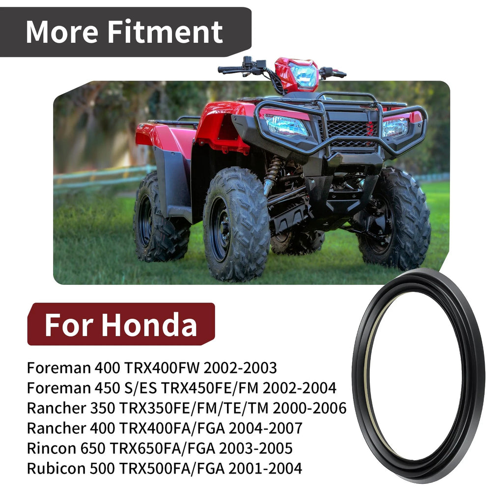 Front Brake Drum Dust Seal for Honda Rancher 350 400 Rincon 650 (2000–2006) 91261-HN5-671