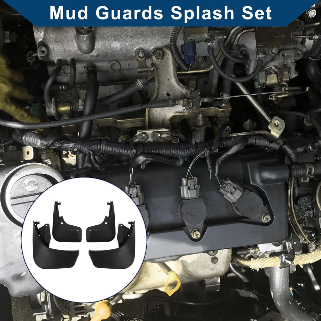 Mud Flaps Splash Guards 1 Set for Mercedes-Benz Smart 4-Door (2016–2021)