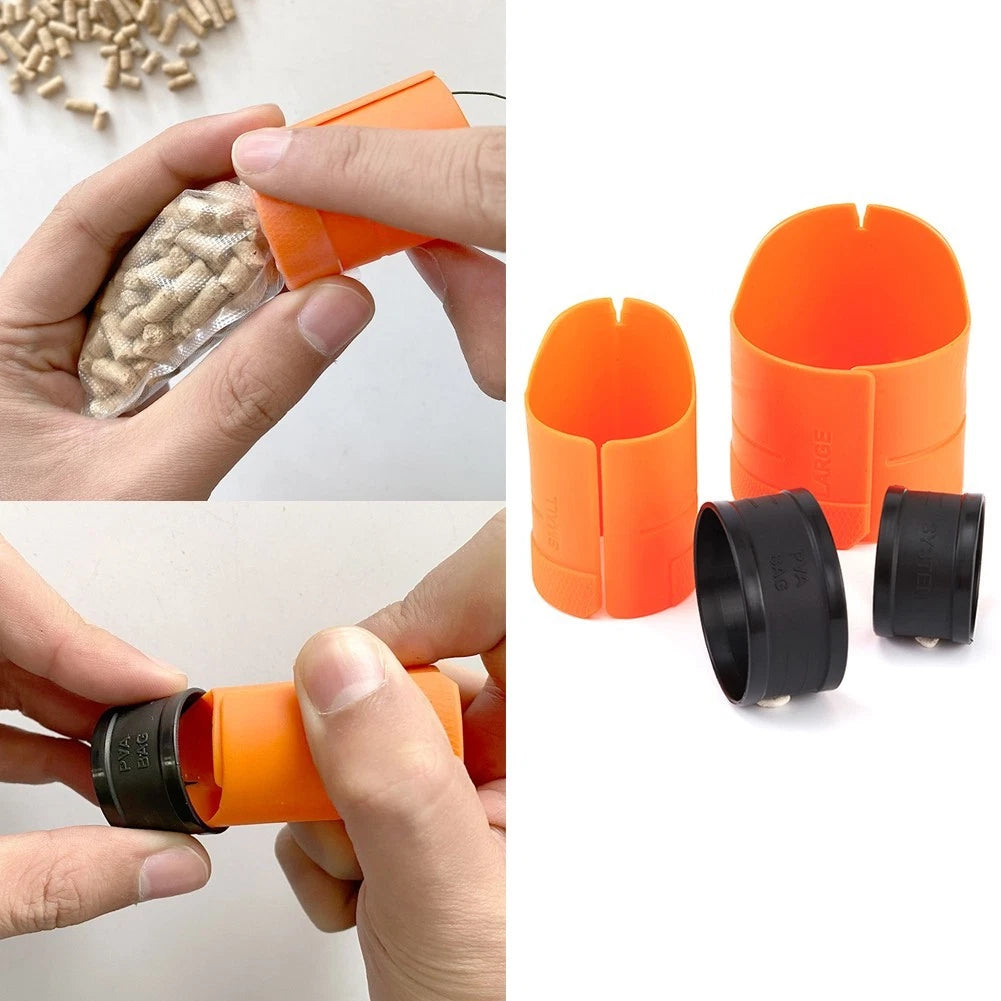 PVA Bag Loader Rig Tackle Tool Set of 2 (5.5x6cm, 7x8cm)