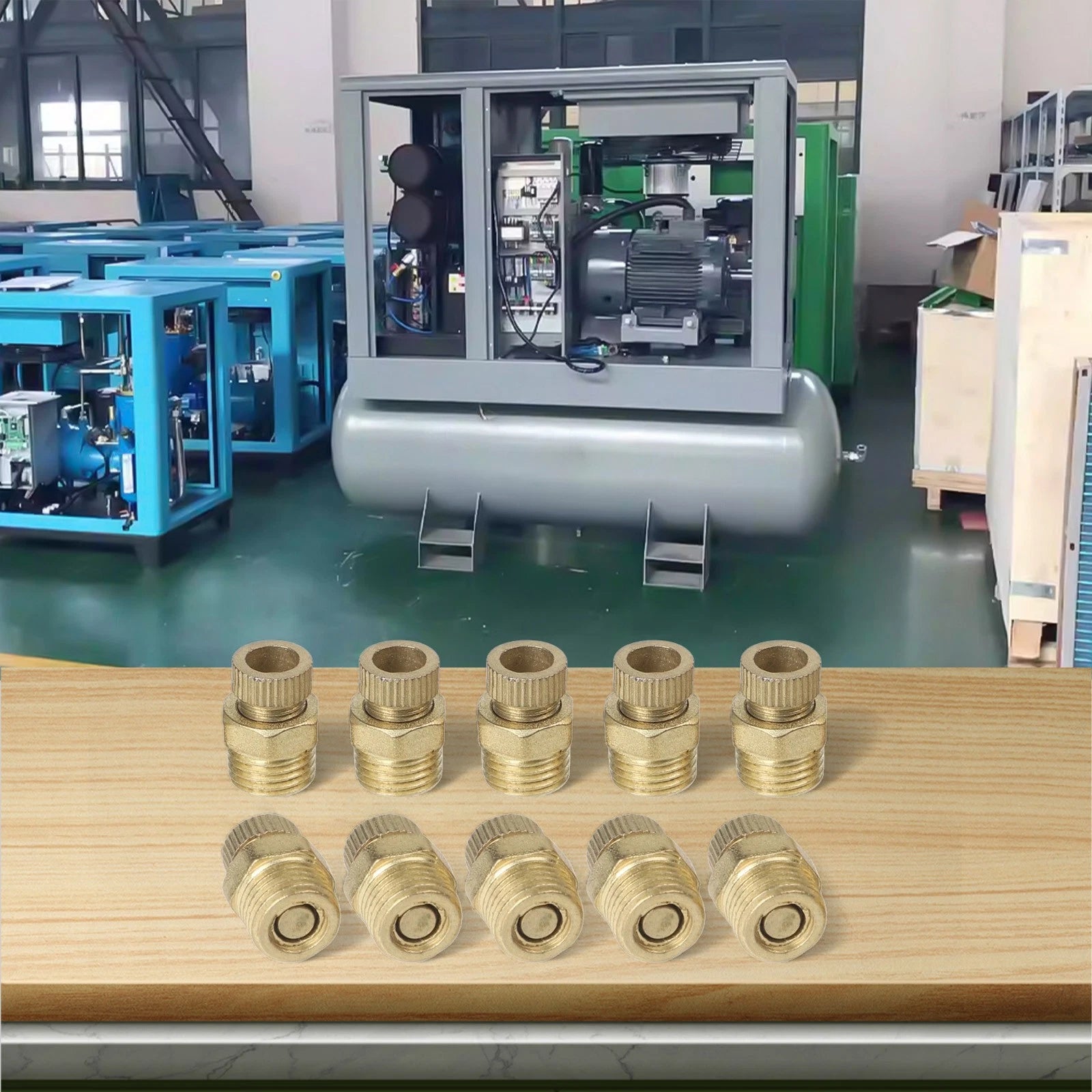 10PCS Brass Valves for Compressors