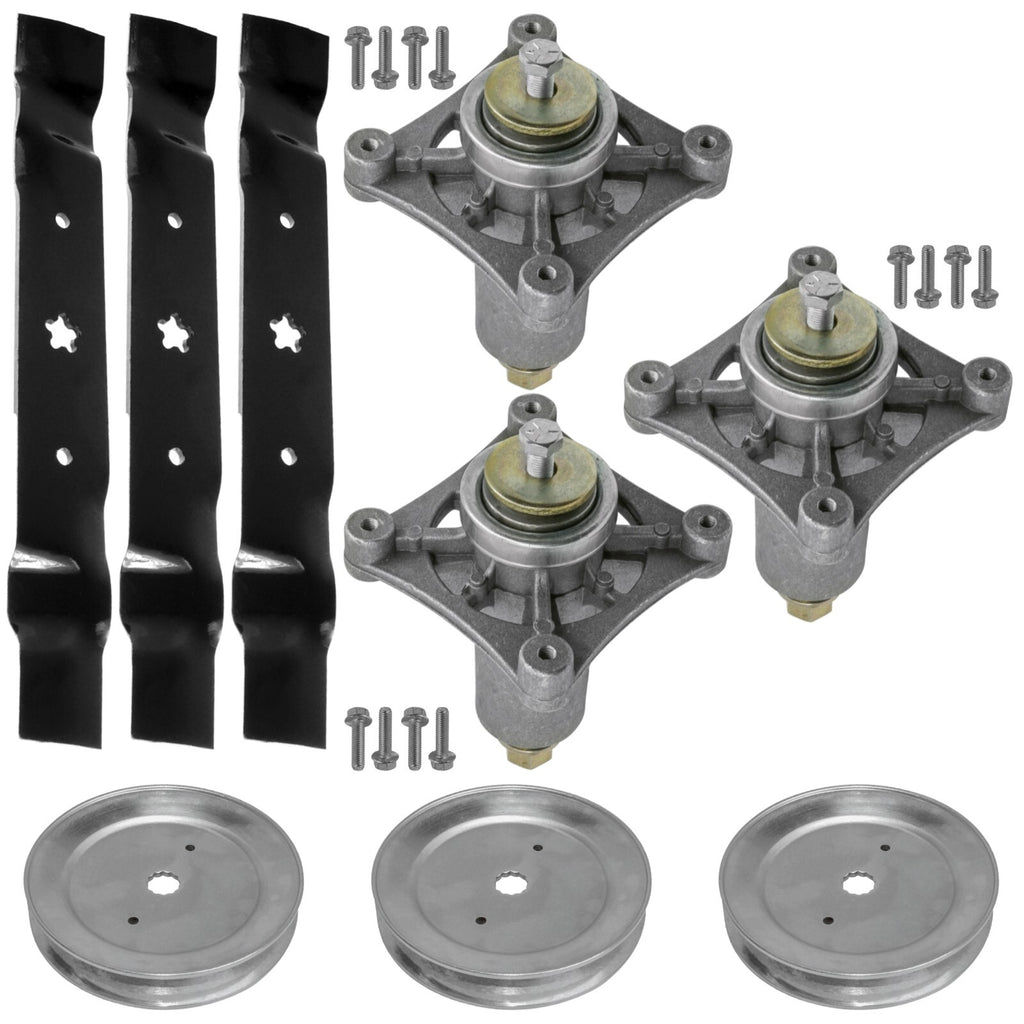Deck Spindle with Pulley and Blade for Dixon D26BH54 (2002–2024)