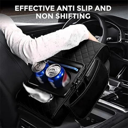 Universal Car Arm Console Accessories Cup Holders Tissue Box Storage Bags