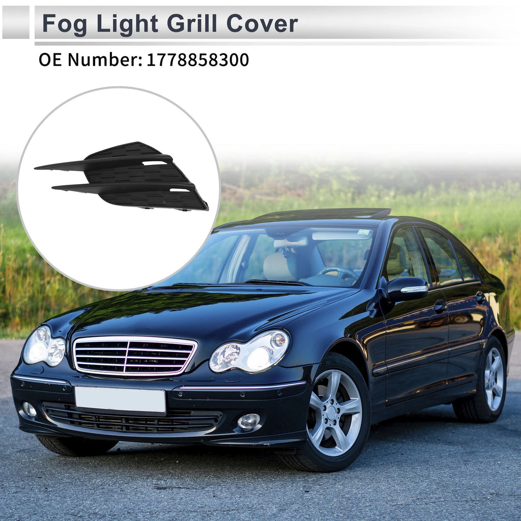 Front Left Fog Light Grill Replacement for Mercedes Benz W177 (2019–2020)