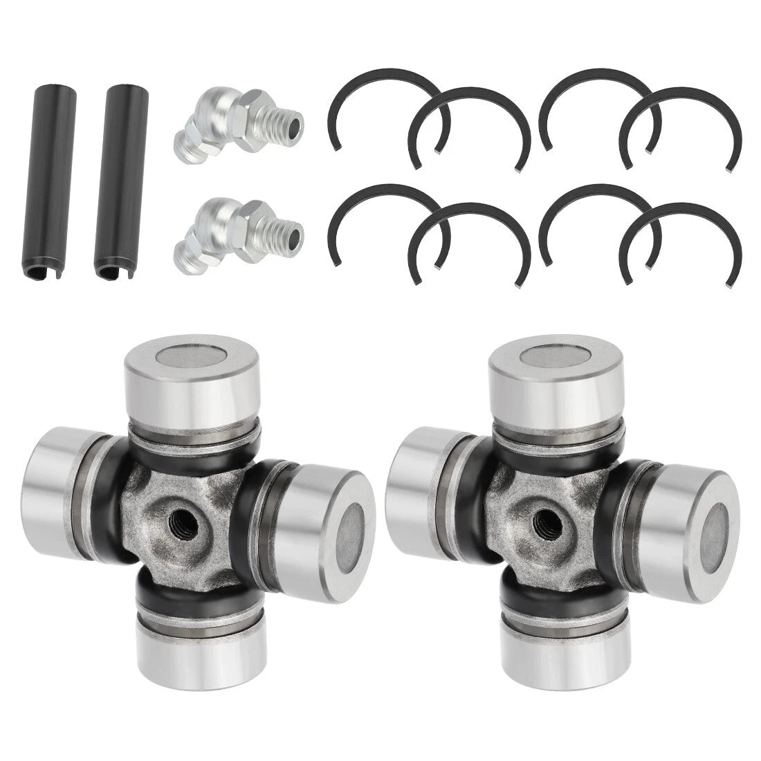 Set of 2 Front Prop Shaft U-Joints for Polaris Xplorer 500 400 250 Xpedition 425 325