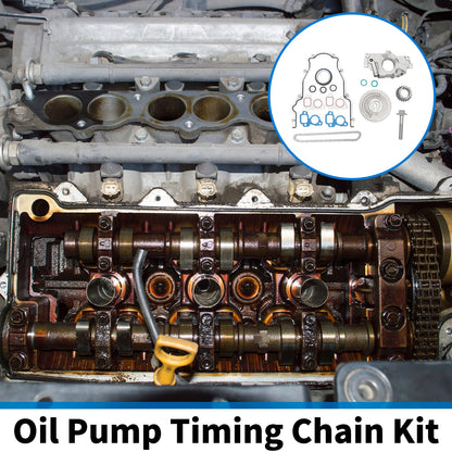 Oil Pump Timing Chain Kit for Cadillac Escalade (2002–2006) 5.3L 6.0L