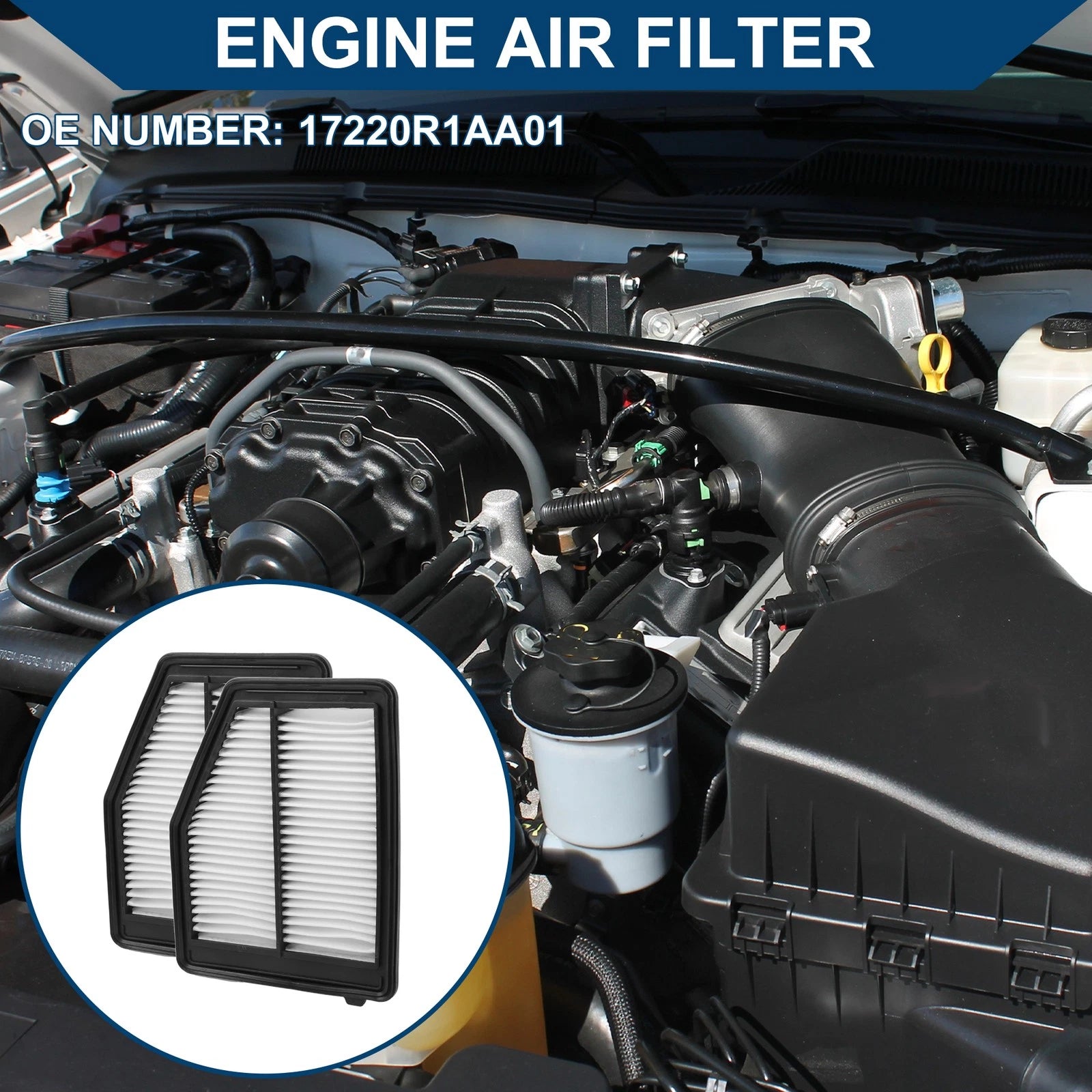 Engine Air Filter Replacement for Honda Civic 1.8L (2012–2015)