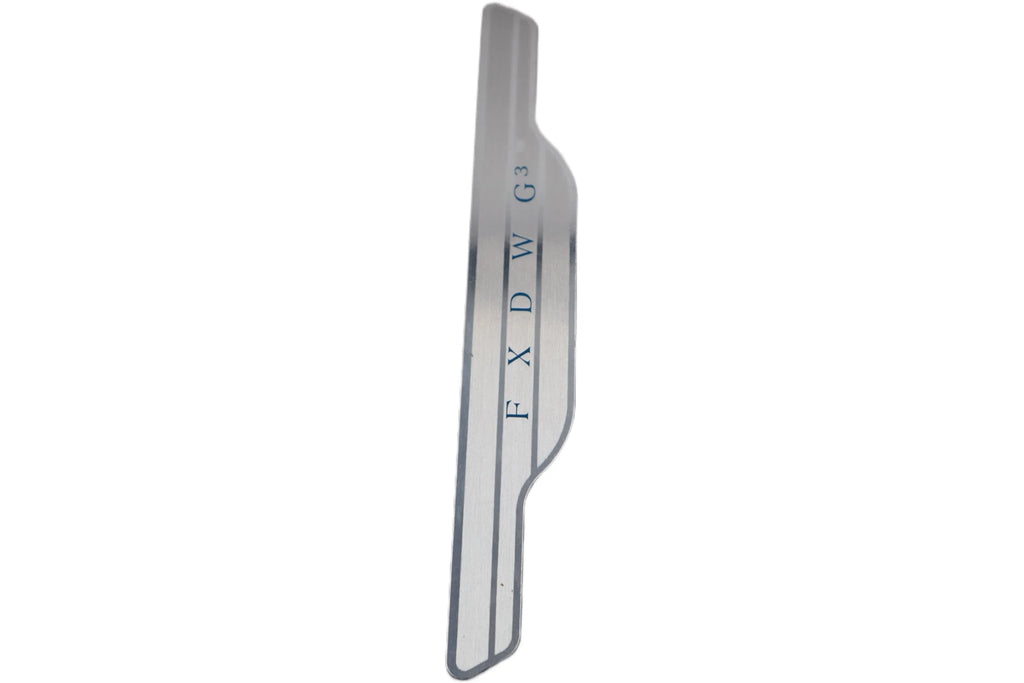 Headlamp Visor Trim Decal for Harley-Davidson FXDWG3 (2002)
